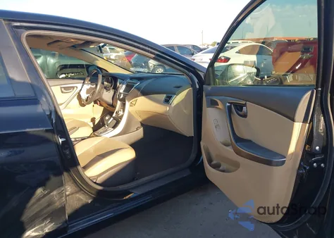 2012 Hyundai Elantra Limited z USA, uszkodzony, nr VIN 5NPDH4AE3CH121186